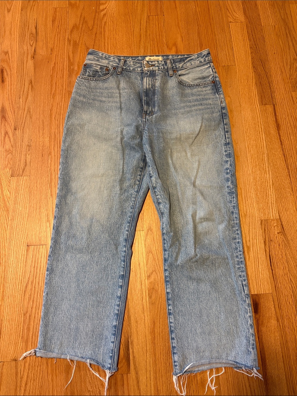 Madewell curvy 90’s straight leg jeans